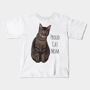 Proud Cat Mom Kids T-Shirt